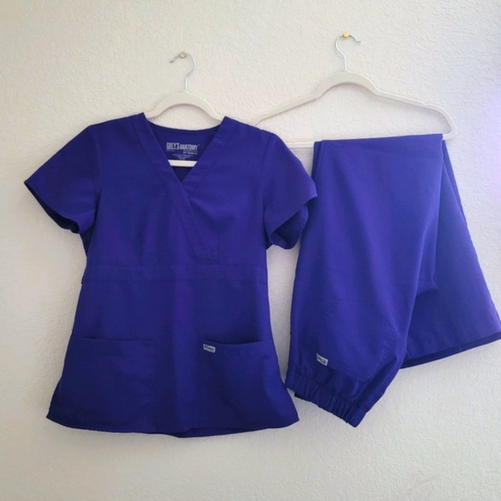 Grey's Anatomy Purple Scrubs SET 4153